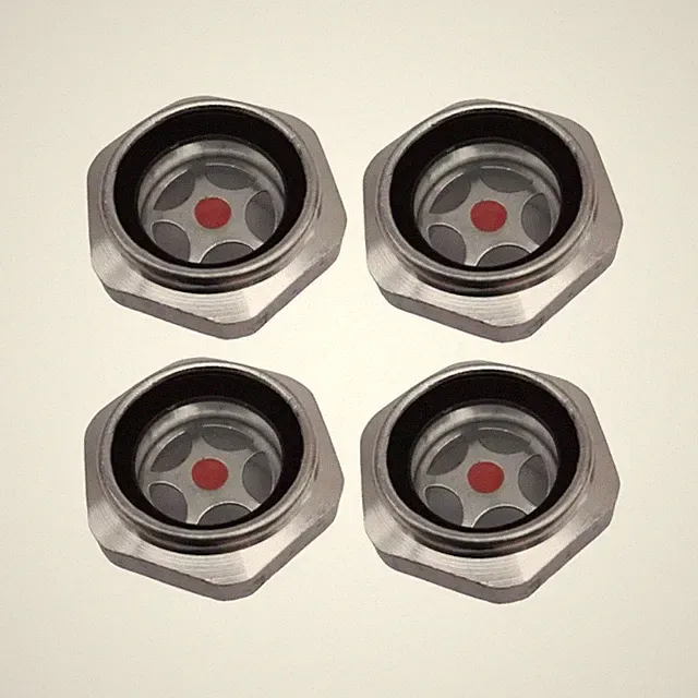 4 pcs 3/4" NPT Air Compressor Oil Sight Glass fits Puma PK5020VP
