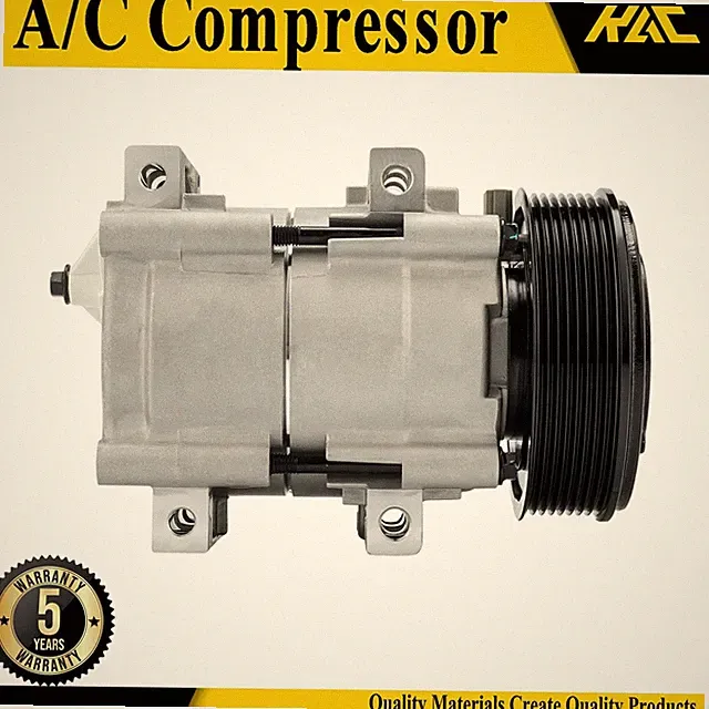 A/C Compressor For 1989-1990 Mercury Cougar 1991-1995 Ford Thunderbird V6 3.8L