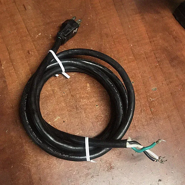 Use OEM Part Power Cord Assy For Puma BPC-07-30 7.5G Electric 100PSI Compressor